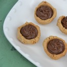Chocolate mousse peanut butter cookie bowls