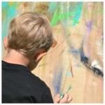 painting with kids
