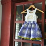 appliqué dress