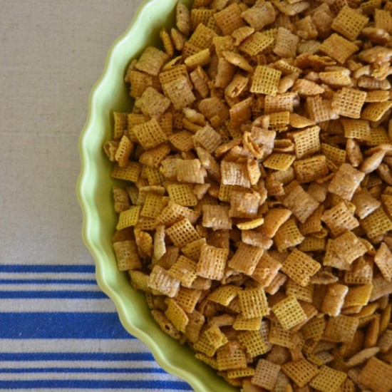 Salted Caramelized Chex Mix - Jacks And Kate