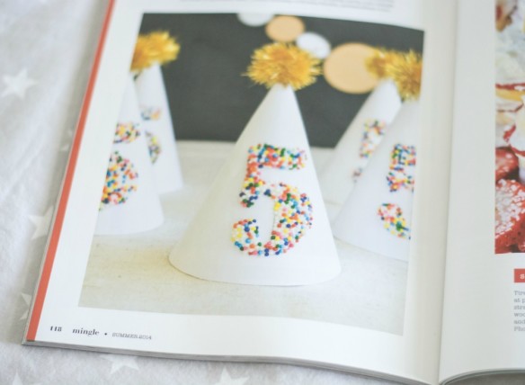 sprinkled party hat